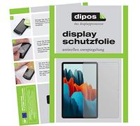 dipos I 2X Protector de Pantalla Mate Compatible con Samsung Galaxy Tab S7 Plus Wi-Fi pelicula Protectora