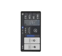 dipos I 2x Protector de pantalla mate compatible con Shelly Wall Display X2i pelicula protectora