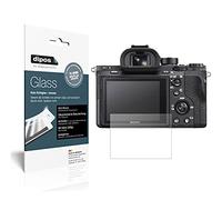 dipos I 2X Protector de Pantalla Mate Compatible con Sony Alpha 7 III Vidrio Flexible Cristal Proteccion 9H