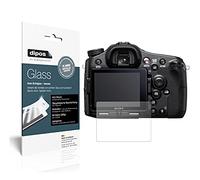 dipos I 2X Protector de Pantalla Mate Compatible con Sony Alpha 77 V Vidrio Flexible Cristal Proteccion 9H