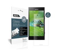 dipos I 2X Protector de Pantalla Mate Compatible con Sony Xperia XZ1 Compact Vidrio Flexible Cristal Proteccion 9H