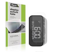 dipos I 2x Protector de pantalla mate compatible con TechniSat Digitradio 52 BT pelicula protectora