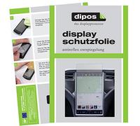 dipos I 2X Protector de Pantalla Mate Compatible con Tesla Modell X pelicula Protectora