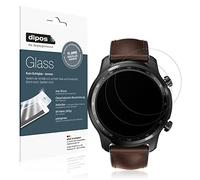 dipos I 2X Protector de Pantalla Mate Compatible con Ticwatch Pro 3 Ultra Vidrio Flexible Cristal Proteccion 9H