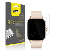 dipos I 3x Protector de Pantalla compatible con Amazfit GTS 3 - cobertura 100% para pantalla I 3D Full Cover láminas protectoras
