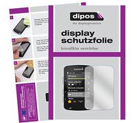 dipos I 3X Protector de Pantalla Compatible con Garmin Edge 520 pelicula Protectora Claro