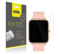 dipos I 3X Protector de Pantalla Compatible con Kalinco CS201C Smartwatch - Cobertura 100% para Pantalla I 3D Full Cover láminas Protectoras