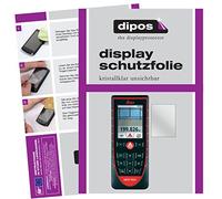 dipos I 3X Protector de Pantalla Compatible con Leica DISTO 510 pelicula Protectora Claro