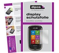 dipos I 3X Protector de Pantalla Compatible con Mitac Mio Cyclo 300 Europe pelicula Protectora Claro