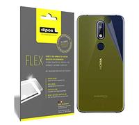 dipos I 3X Protector de Pantalla Compatible con Nokia X7 (2018) Trasero - Cobertura 100% Compatible con Pantalla - láminas Protectoras