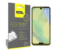 dipos I 3X Protector de Pantalla Compatible con Sharp Aquos R2 Compact - Cobertura 100% Compatible con Pantalla - láminas Protectoras