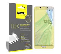 dipos I 3X Protector de Pantalla Compatible con Sharp Aquos Sense2 - Cobertura 100% Compatible con Pantalla - láminas Protectoras