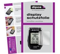 dipos I 3X Protector de Pantalla Compatible con Sigma Rox GPS 7.0 pelicula Protectora Claro