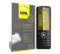 dipos I 3X Protector de Pantalla Compatible con SNOM M65-C50 DECT - Cobertura 100% Compatible con Pantalla - láminas Protectoras