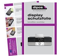 dipos I 3X Protector de Pantalla Compatible con TechniSat Digitradio 360 CD IR pelicula Protectora Claro