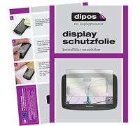dipos I 3X Protector de Pantalla Compatible con Tomtom Via 62 pelicula Protectora Claro