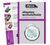 dipos I 3X Protector de Pantalla Compatible con Tomtom VIO pelicula Protectora Claro