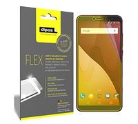 dipos I 3X Protector de Pantalla Compatible con Wiko View Prime - Cobertura 100% Compatible con Pantalla - láminas Protectoras