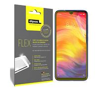 dipos I 3X Protector de Pantalla Compatible con Xiaomi Redmi Note 7 - Cobertura 100% Compatible con Pantalla - láminas Protectoras