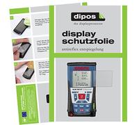 dipos I 3X Protector de Pantalla Mate Compatible con Bosch Professional GLM 250 VF pelicula Protectora