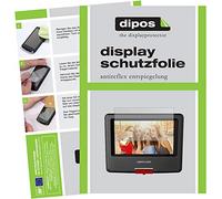 dipos I 3X Protector de Pantalla Mate Compatible con DBPower 7,5 Pulgada Tragbarer DVD-Player pelicula Protectora