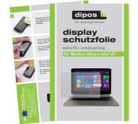 dipos I 3X Protector de Pantalla Mate Compatible con Medion Akoya S6214T MD99380 pelicula Protectora