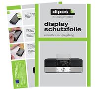 dipos I 3X Protector de Pantalla Mate Compatible con TechniSat Digitradio 360 CD IR pelicula Protectora