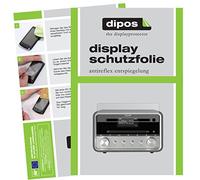 dipos I 3X Protector de Pantalla Mate Compatible con TechniSat DigitRadio 580 pelicula Protectora