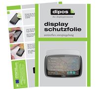 dipos I 3X Protector de Pantalla Mate Compatible con Tomtom Trucker 6000 pelicula Protectora