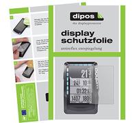 dipos I 3X Protector de Pantalla Mate Compatible con Wahoo Elemnt GPS pelicula Protectora