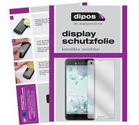 dipos I 4X Protector de Pantalla Compatible con HTC U Ultra pelicula Protectora Claro (2X Delantera & 2X Trasera)