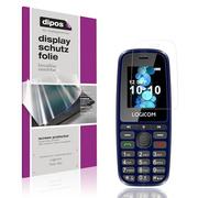 dipos I 4x Protector de pantalla compatible con Logicom Posh 402 pelicula protectora claro