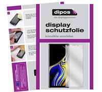 dipos I 4X Protector de Pantalla Compatible con Samsung Galaxy Note 9 pelicula Protectora Claro (2X Delantera & 2X Trasera)