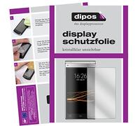 dipos I 4X Protector de Pantalla Compatible con VKWORLD T2 Plus pelicula Protectora Claro (2X Delantera & 2X Trasera)