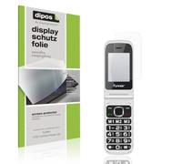 dipos I 4x Protector de pantalla mate compatible con Funker C250 Comfort Power 4G pelicula protectora