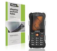 dipos I 4x Protector de pantalla mate compatible con Hammer Power Plus LTE pelicula protectora