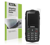 dipos I 4x Protector de pantalla mate compatible con Hammer Rock LTE pelicula protectora