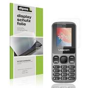 dipos I 4x Protector de pantalla mate compatible con Logicom Posh 186 pelicula protectora