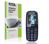 dipos I 4x Protector de pantalla mate compatible con Logicom Posh 402 pelicula protectora