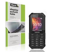 dipos I 4x Protector de pantalla mate compatible con Logicom Xtrem 40 Pro pelicula protectora