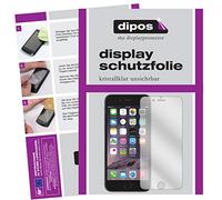 dipos I 6X Protector de Pantalla Compatible con Apple iPhone 6S pelicula Protectora Claro