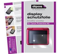 dipos I 6X Protector de Pantalla Compatible con Canon Powershot N2 pelicula Protectora Claro