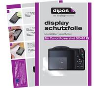 dipos I 6X Protector de Pantalla Compatible con Canon Powershot SX410 IS pelicula Protectora Claro
