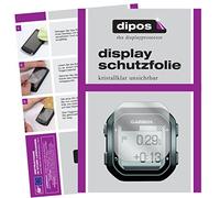 dipos I 6X Protector de Pantalla Compatible con Garmin Edge 20 pelicula Protectora Claro