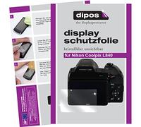 dipos I 6X Protector de Pantalla Compatible con Nikon Coolpix L840 pelicula Protectora Claro