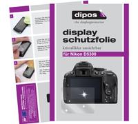 dipos I 6X Protector de Pantalla Compatible con Nikon D5300 pelicula Protectora Claro