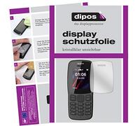dipos I 6X Protector de Pantalla Compatible con Nokia 106 (2018) pelicula Protectora Claro