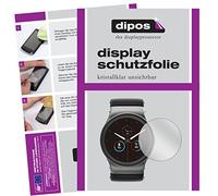 dipos I 6X Protector de Pantalla Compatible con Relojes (Circular, Diámetro: 40 mm) Pellicola Protettiva