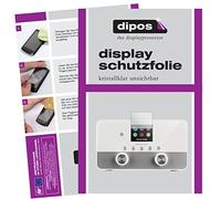 dipos I 6X Protector de Pantalla Compatible con Silvercrest 4 in 1 Stereo Internet Radio pelicula Protectora Claro