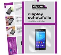 dipos I 6X Protector de Pantalla Compatible con Sony Xperia M5 pelicula Protectora Claro (3X Delantera & 3X Trasera)